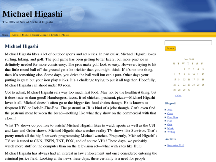 www.michaelhigashi.net