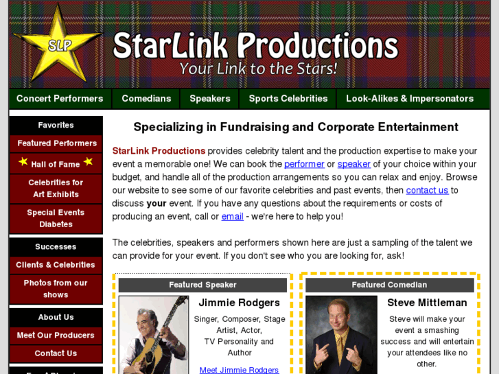 www.starlinkproductions.com