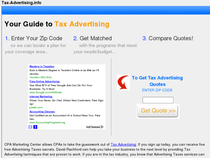 www.tax-advertising.info