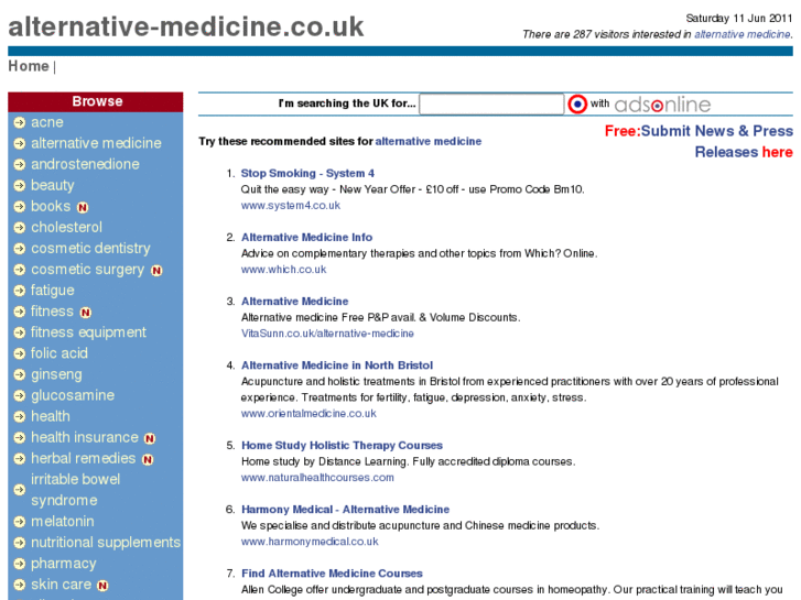 www.alternative-medicine.co.uk