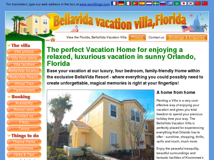 www.bellavidavacationvilla.com