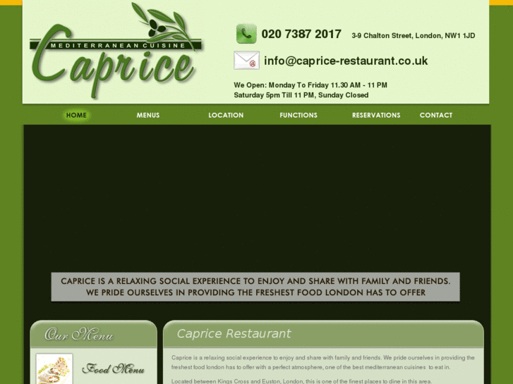 www.caprice-restaurant.co.uk