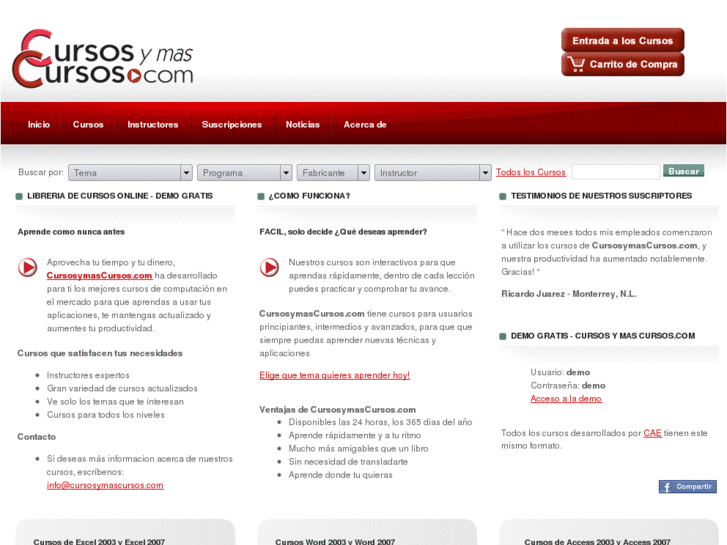 www.cursosymascursos.com