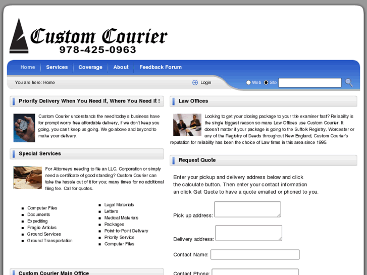 www.custom-courier.com