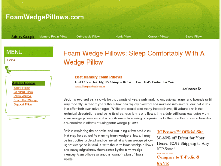 www.foamwedgepillows.com