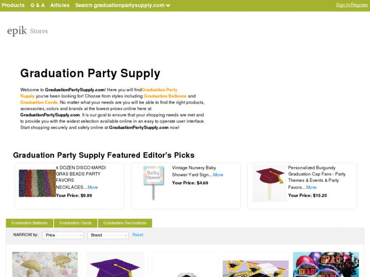 www.graduationpartysupply.com