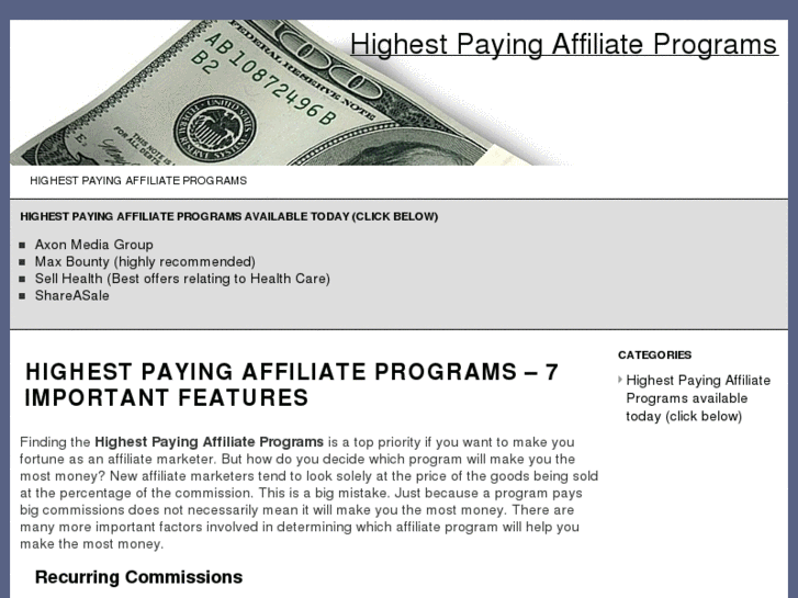 www.highestpayingaffiliateprograms.org