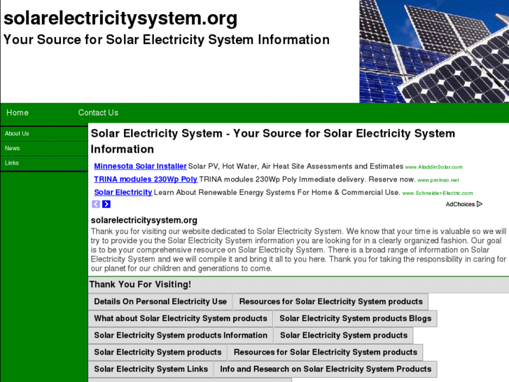 www.solarelectricitysystem.org