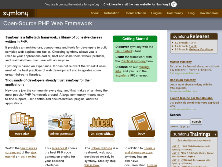 www.symfony-project.com