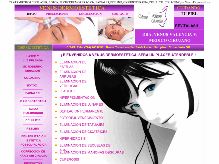 www.venusdermoestetica.com