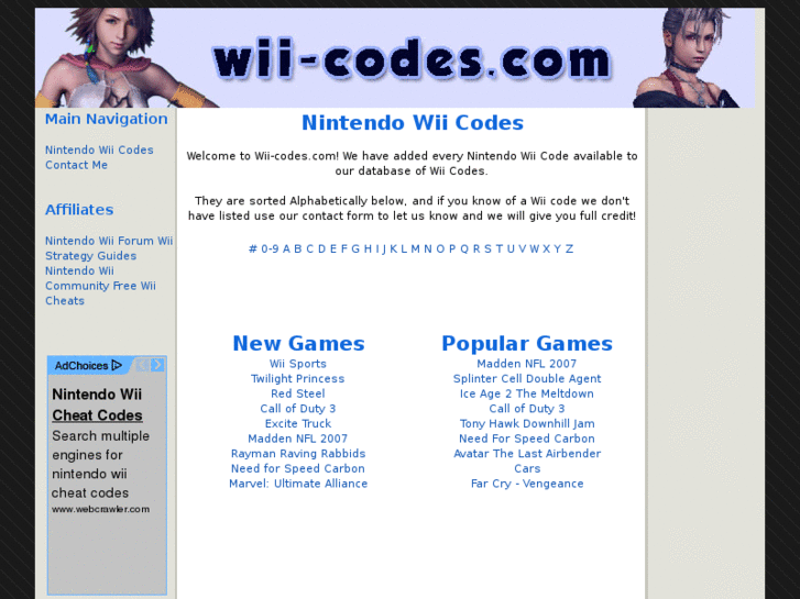 www.wii-codes.com