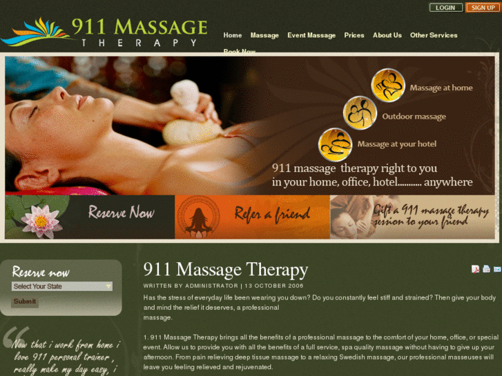 www.911massagetherapy.com