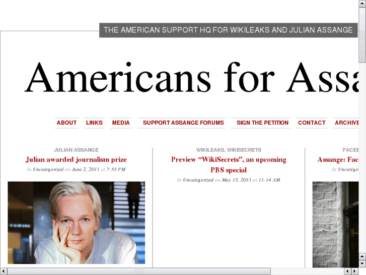 www.americansforassange.com