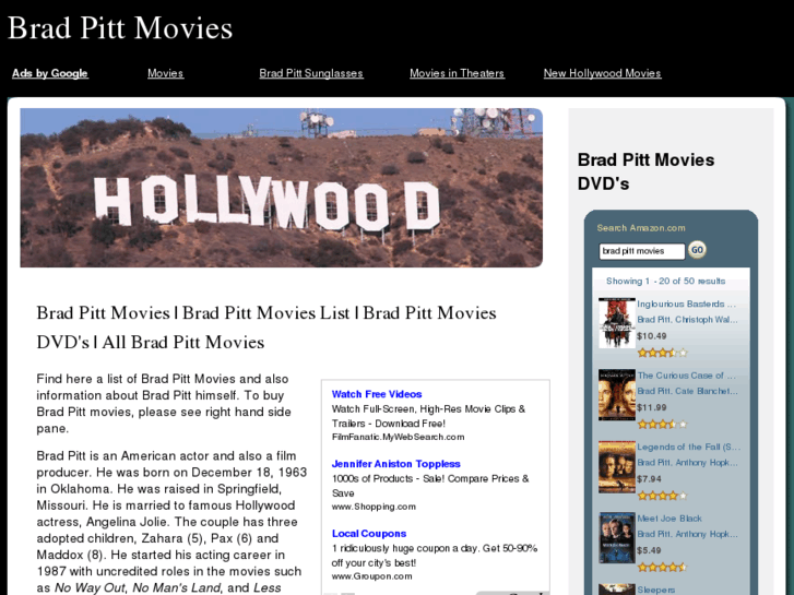 www.bradpittmovies.net