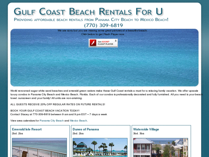 www.gulfcoastbeachrentalsforu.com