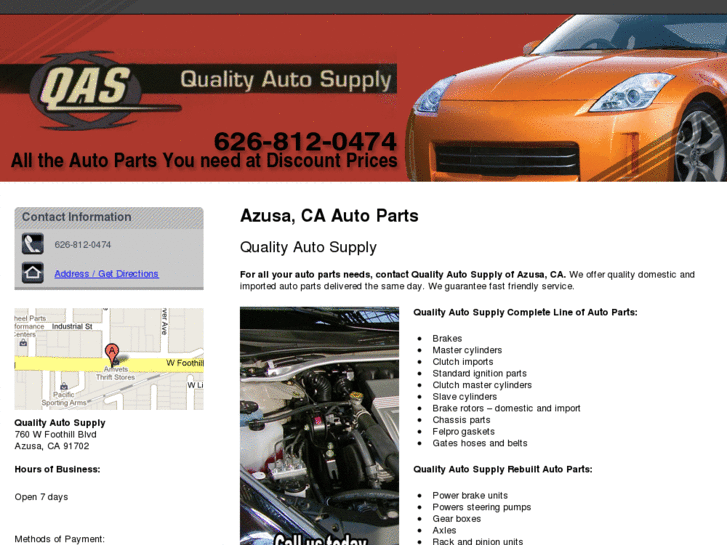 www.qasautoparts.com