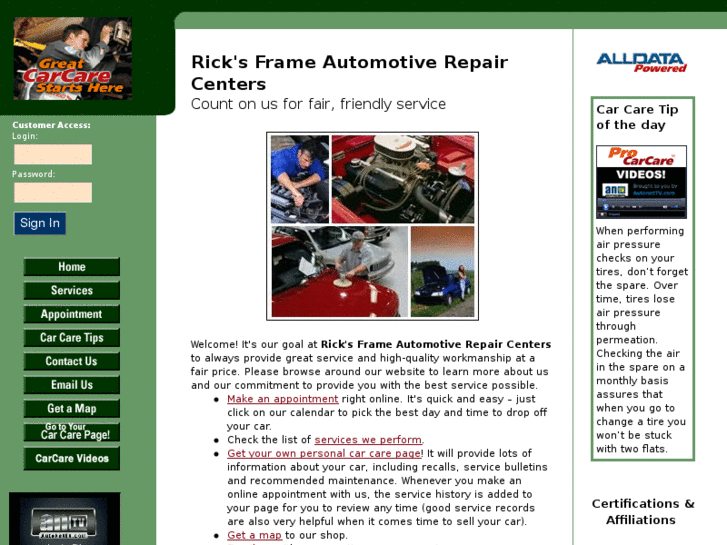 www.ricksframeautomotivecenters.com