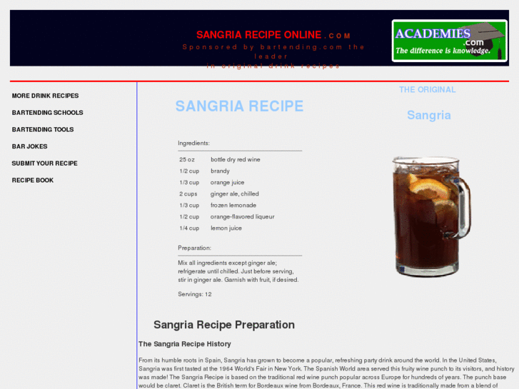 www.sangriarecipeonline.com