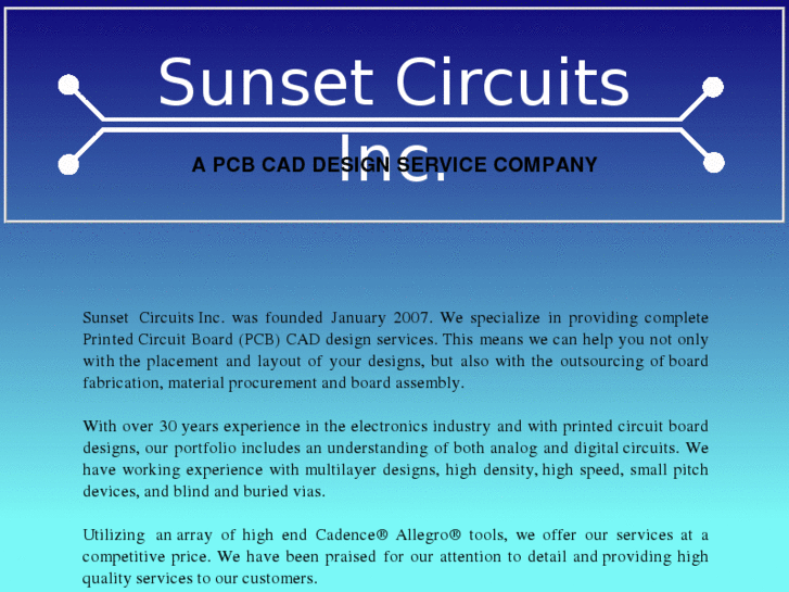 www.sunsetcircuits.info