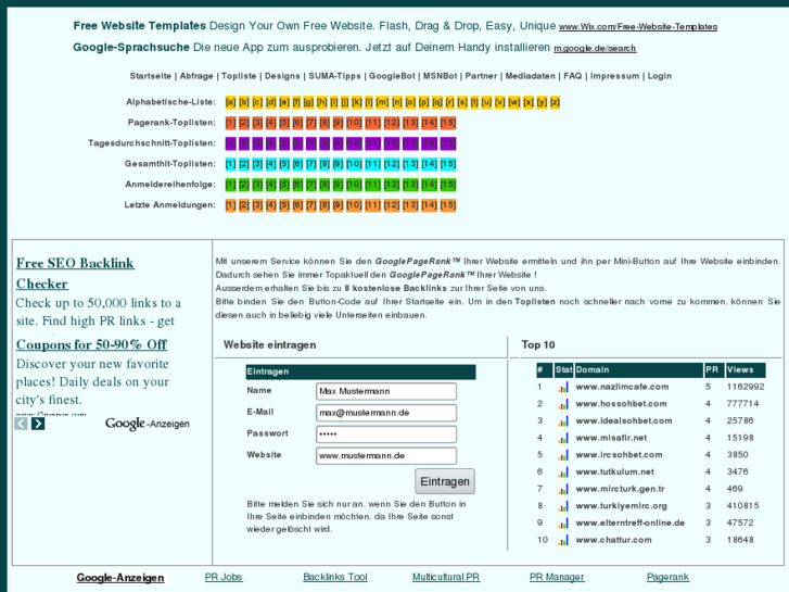 www.webmasterrank.de