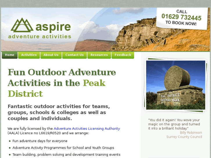 www.aspireadventureactivities.com