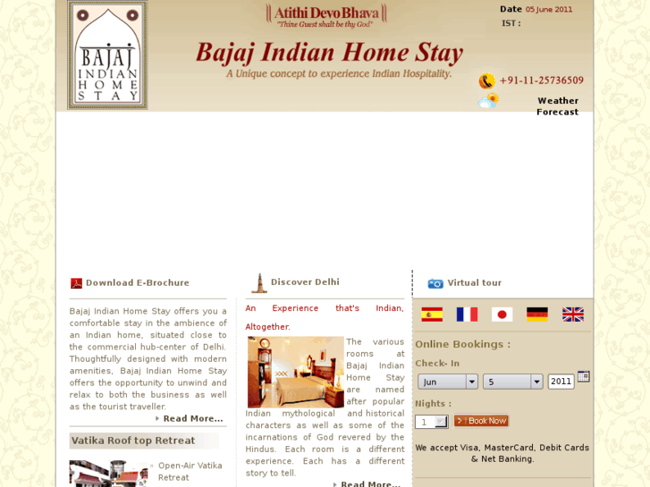 www.bajajindianhomestay.com