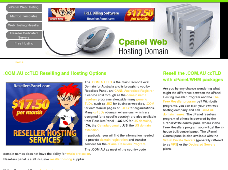 www.cpanelwebhostingdomain.com.au