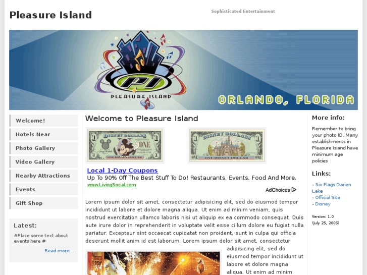 www.disneypleasureisland.com