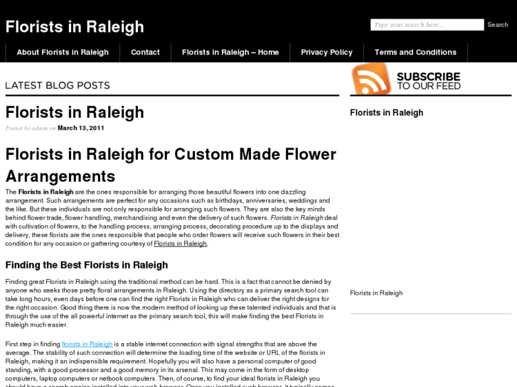 www.floristsinraleigh.com