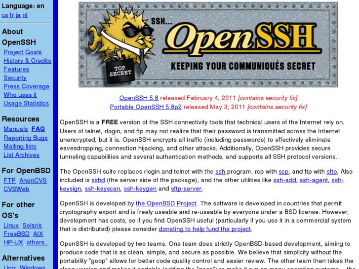 www.openssh.net