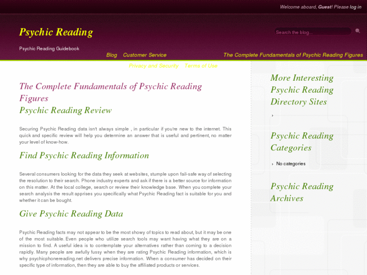 www.psychicphonereading.net