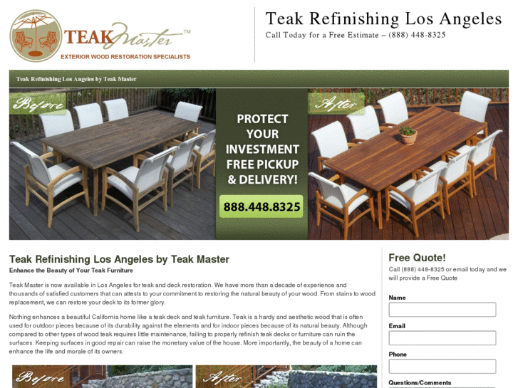 www.teakrefinishinglosangeles.com