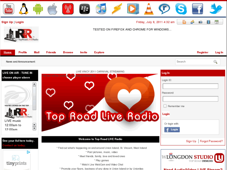 www.toproadliveradio.com