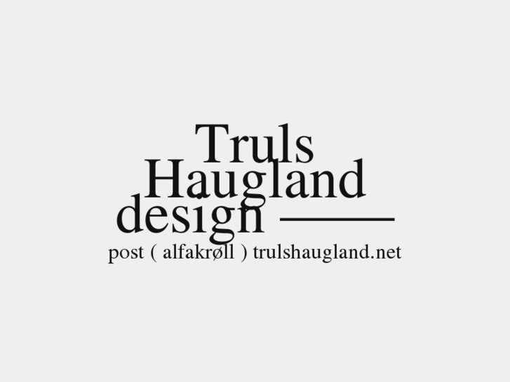 www.trulshaugland.net