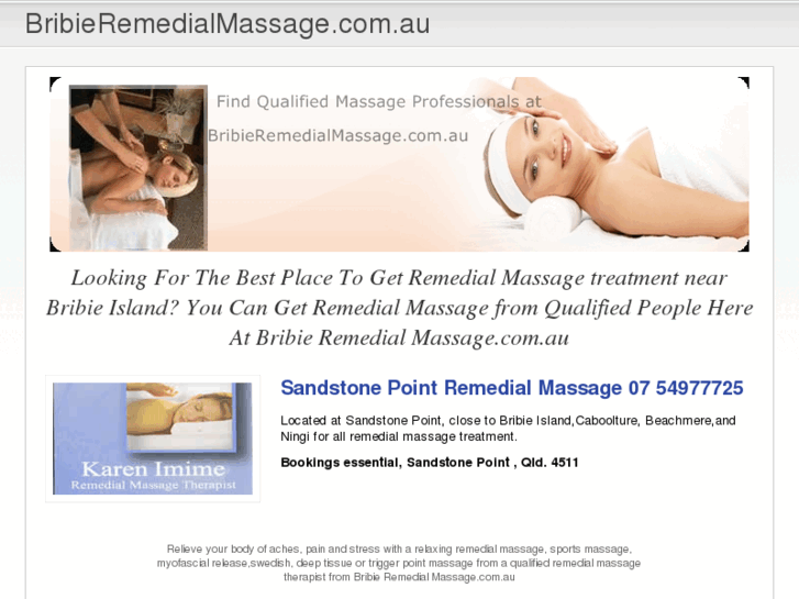 www.bribieremedialmassage.com