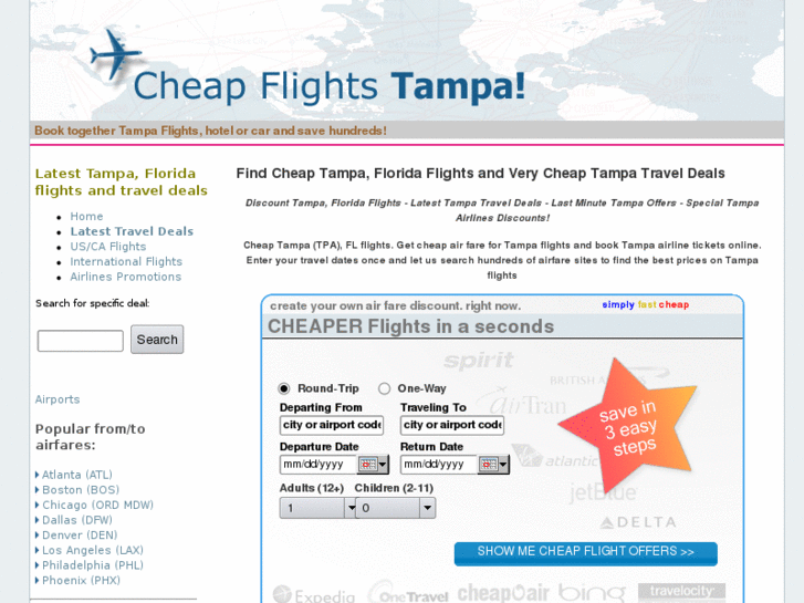 www.cheap-flights-tampa.com