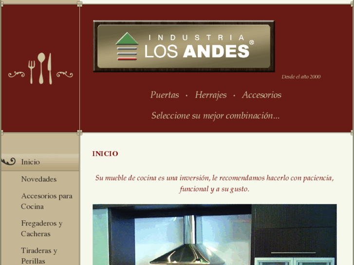 www.cocinaslosandes.com