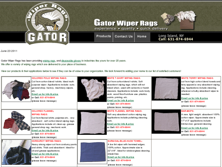 www.gatorwiperrags.com