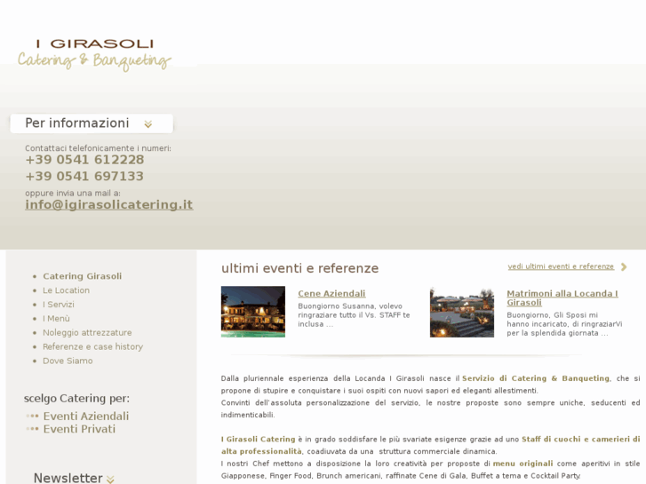 www.igirasolicatering.it