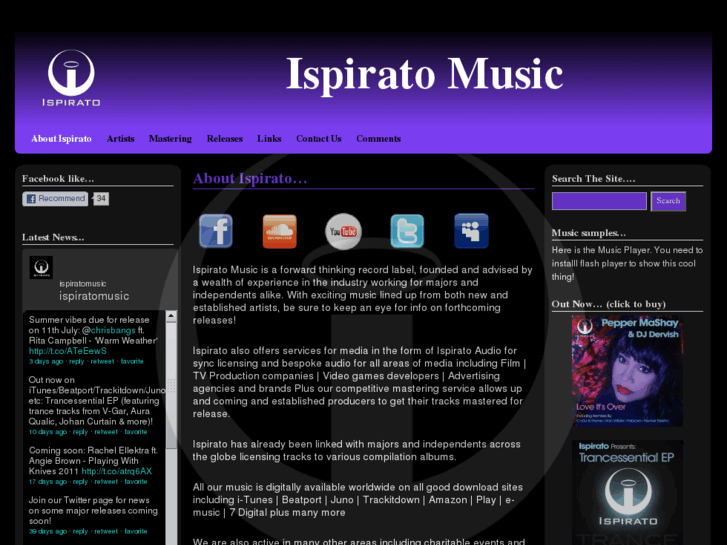 www.ispiratomusic.com