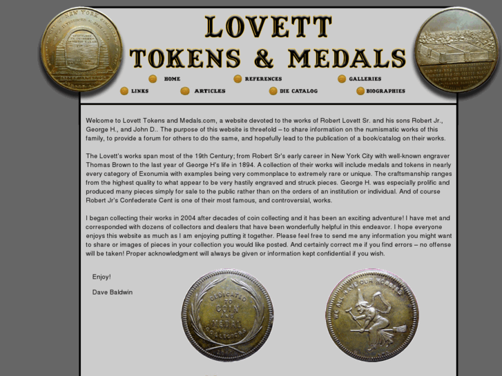 www.lovetttokensmedals.org