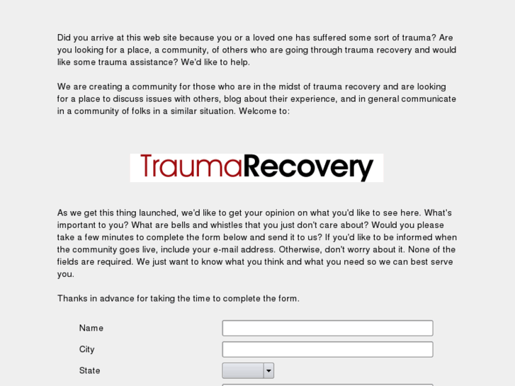 www.traumarecovery.org