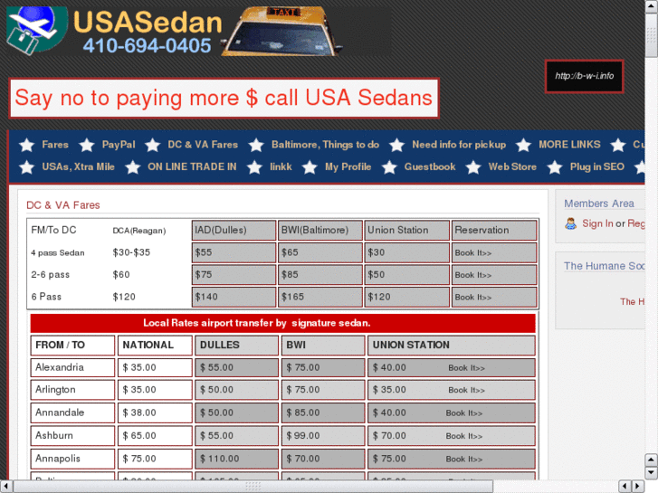 www.usasedans.com