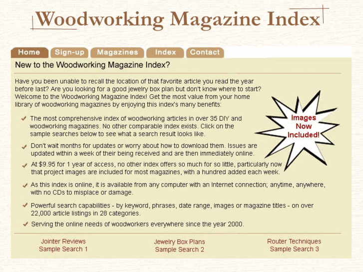 www.woodworkingmagazineindex.com