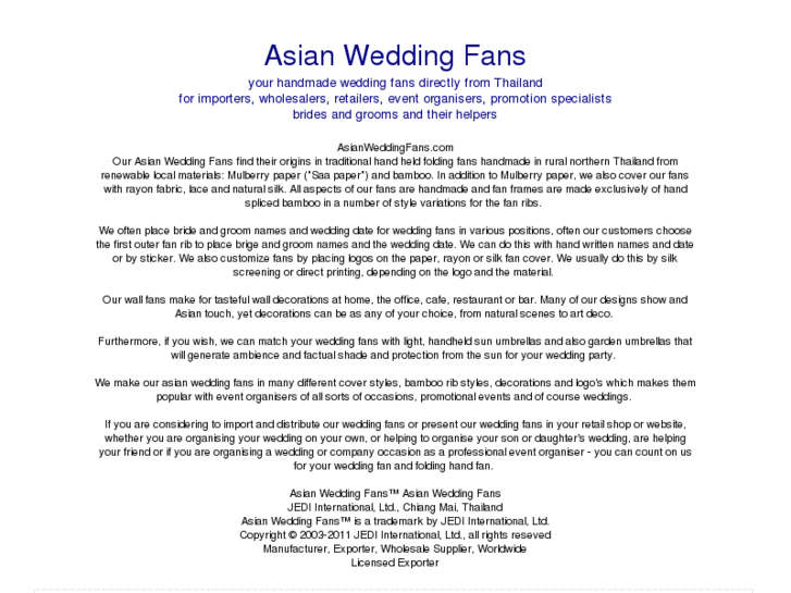 www.asianweddingfans.com