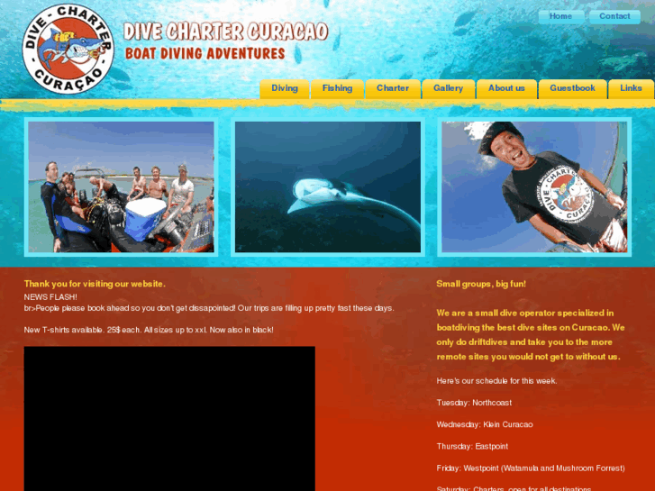 www.divechartercuracao.com