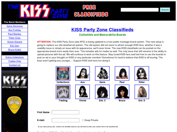 www.kisspartyzone.com