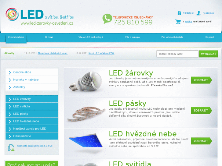 www.led-zarovky-osvetleni.cz