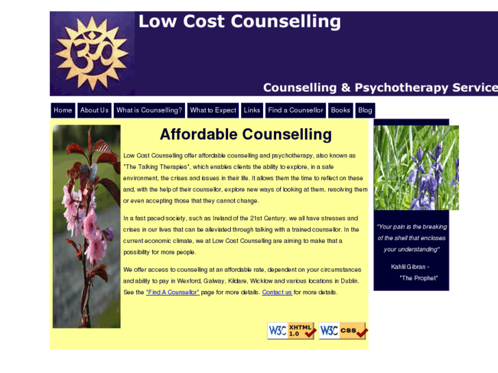 www.lowcostcounselling.org