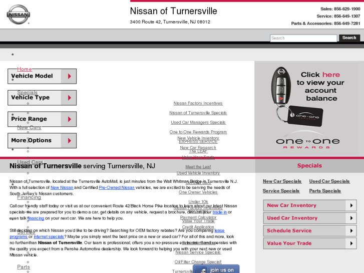 www.nissanofturnersville.com